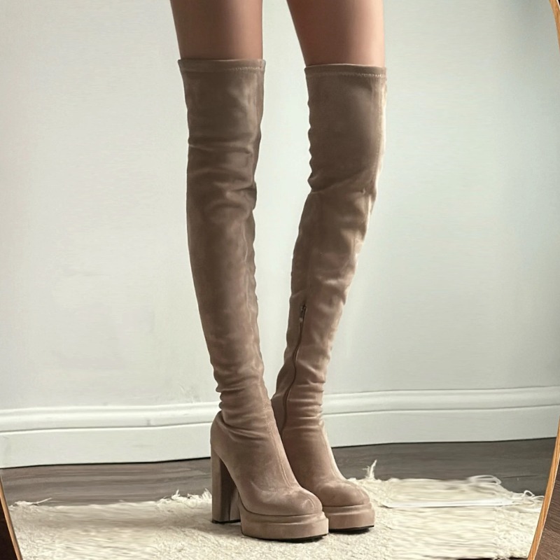 Women'S Fashion Knee High Boots - Nightclub Fashion Woman Thigh High Boots