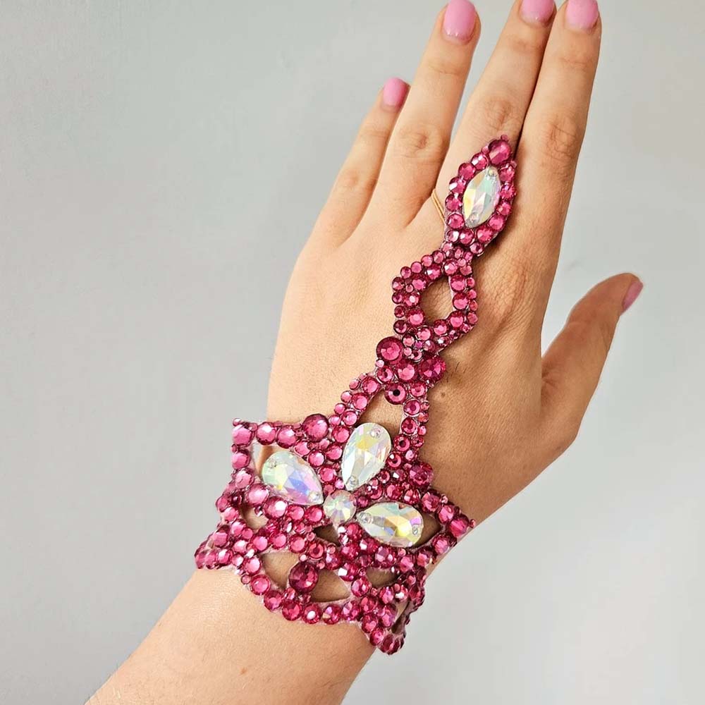 Stonefans Rose Pink Ballroom D - Women Fashion Dress Names ulasan dan harga