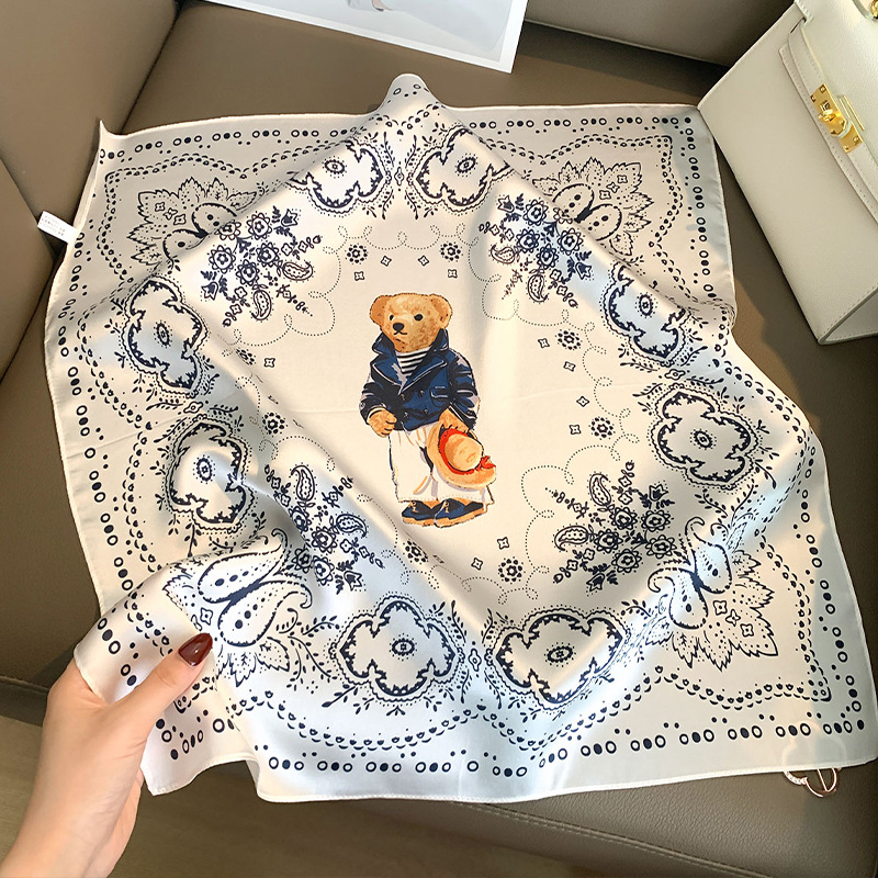 100% Mulberry Silk Scarf for W - Women Fashion Necktie ulasan dan harga