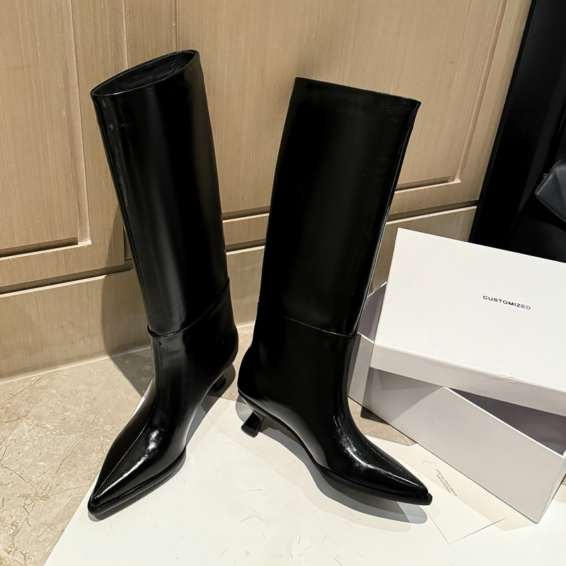 QUTAA Fashion News Women Knee  - Women'S Fashion Knee High Boots ulasan dan harga