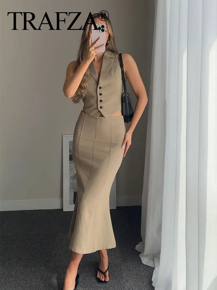 HH Women Solid Vest Skirt Sets - Women'S Fashion Vest Tops ulasan dan harga