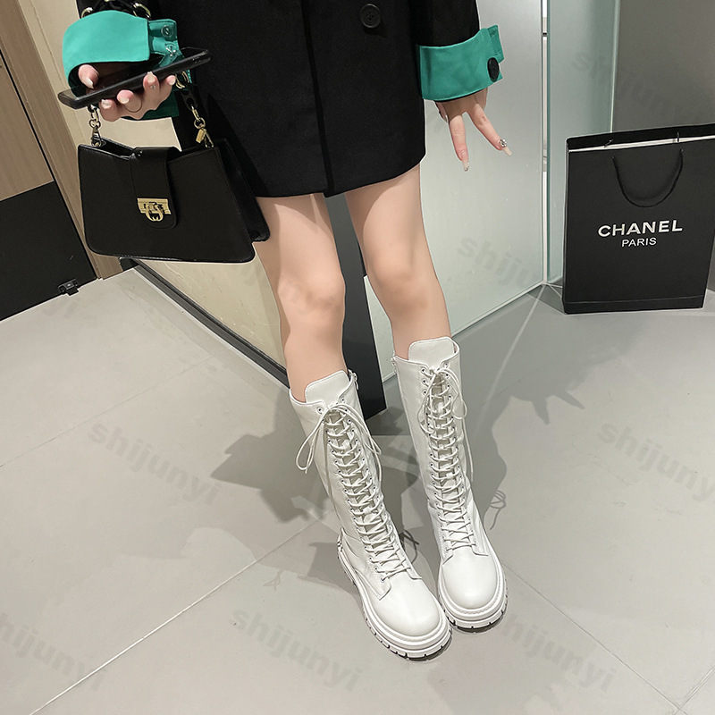 Women Knight's Boots Platform  - Women'S Fashion Knee High Boots ulasan dan harga