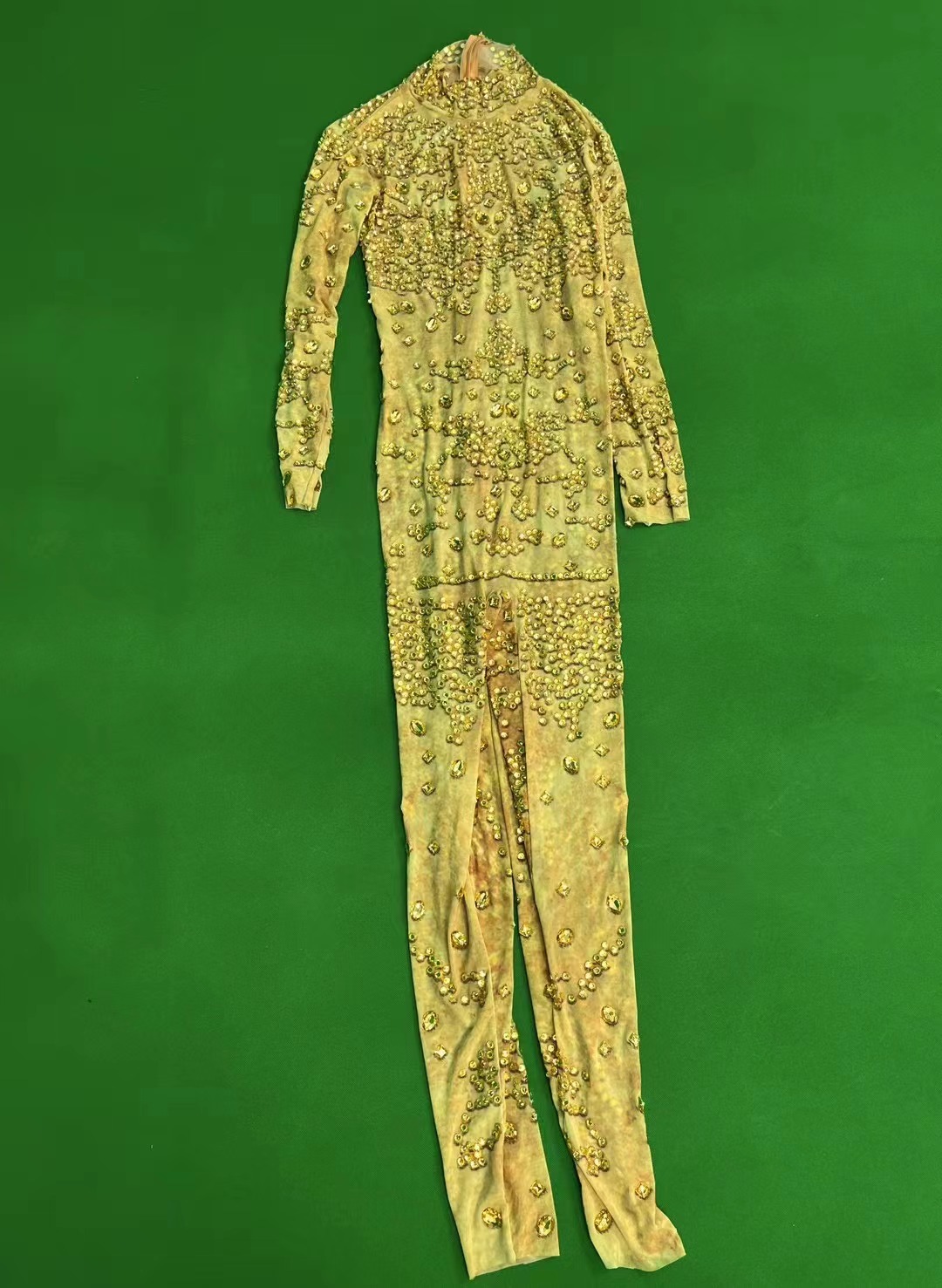 Sexy Stage Shining Gold Rhines - Women Fashion Photoshoot ulasan dan harga