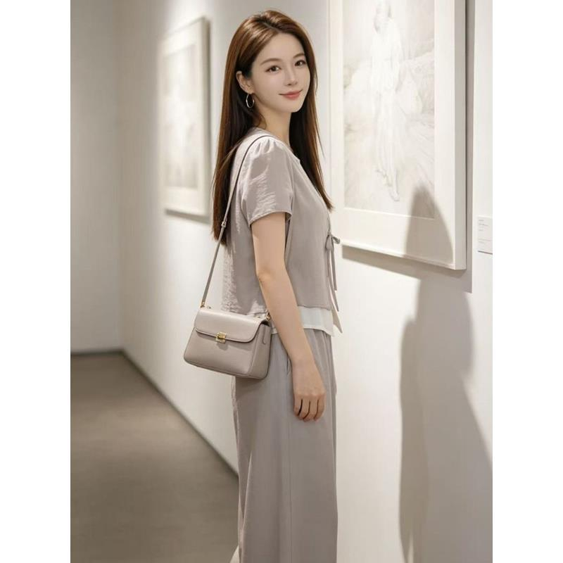 Slim Short Sleeve Two-Piece Se - Women Fashion Over The Years ulasan dan harga