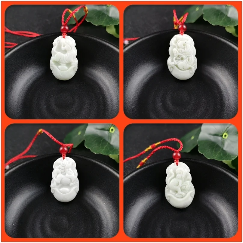 Chinese Zodiac Carved Jade Pen - Women'S Fashion Jewellery ulasan dan harga