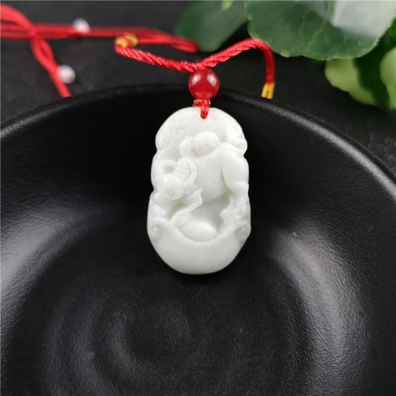 Chinese Zodiac Carved Jade Pen - Women'S Fashion Jewellery ulasan dan harga