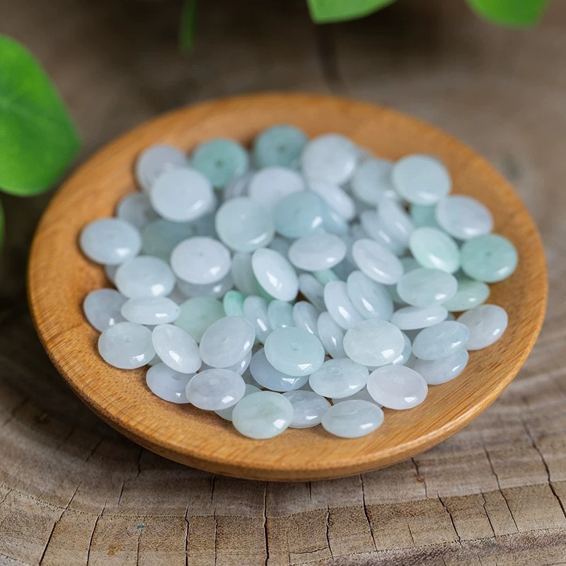 10pcs Natural Emerald White Ja - Women'S Fashion Jewellery ulasan dan harga
