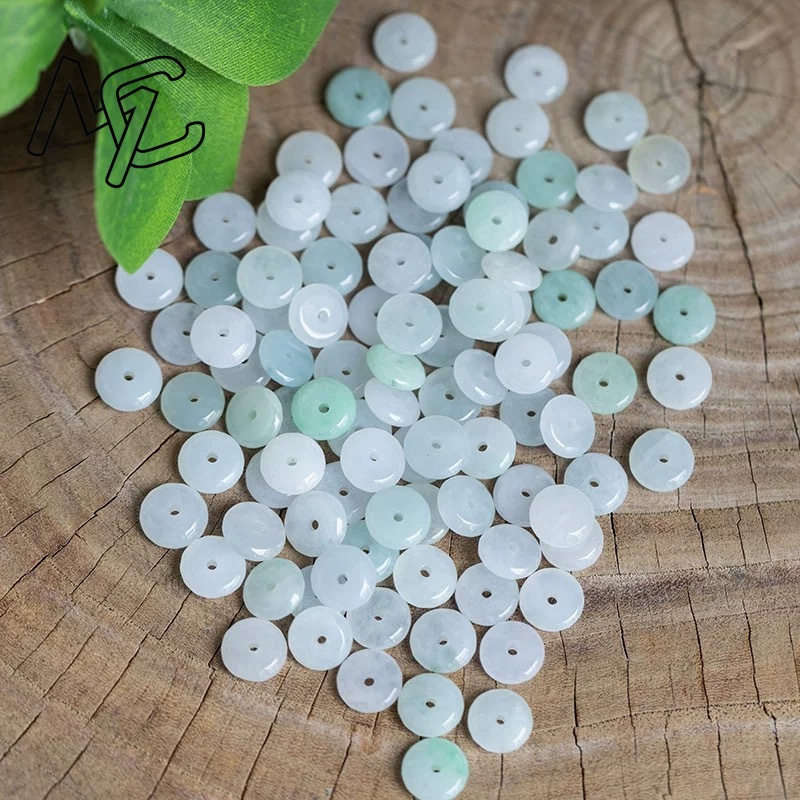 10pcs Natural Emerald White Ja - Women'S Fashion Jewellery ulasan dan harga