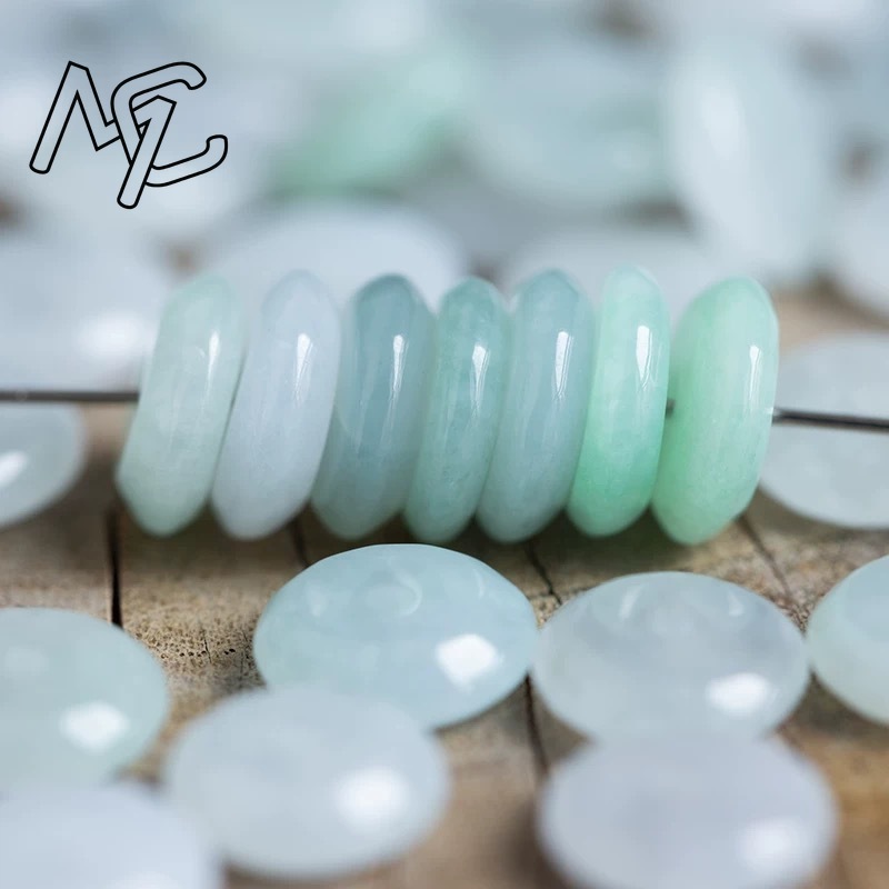 10pcs Natural Emerald White Ja - Women'S Fashion Jewellery ulasan dan harga