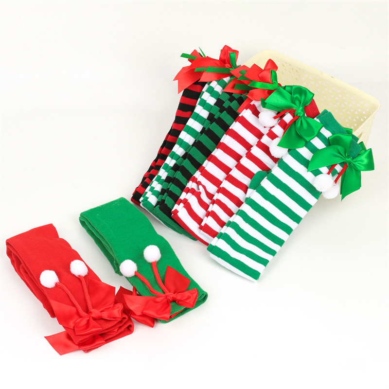 Christmas Bow Tie Knit Socks a - Women Fashion Over The Years ulasan dan harga