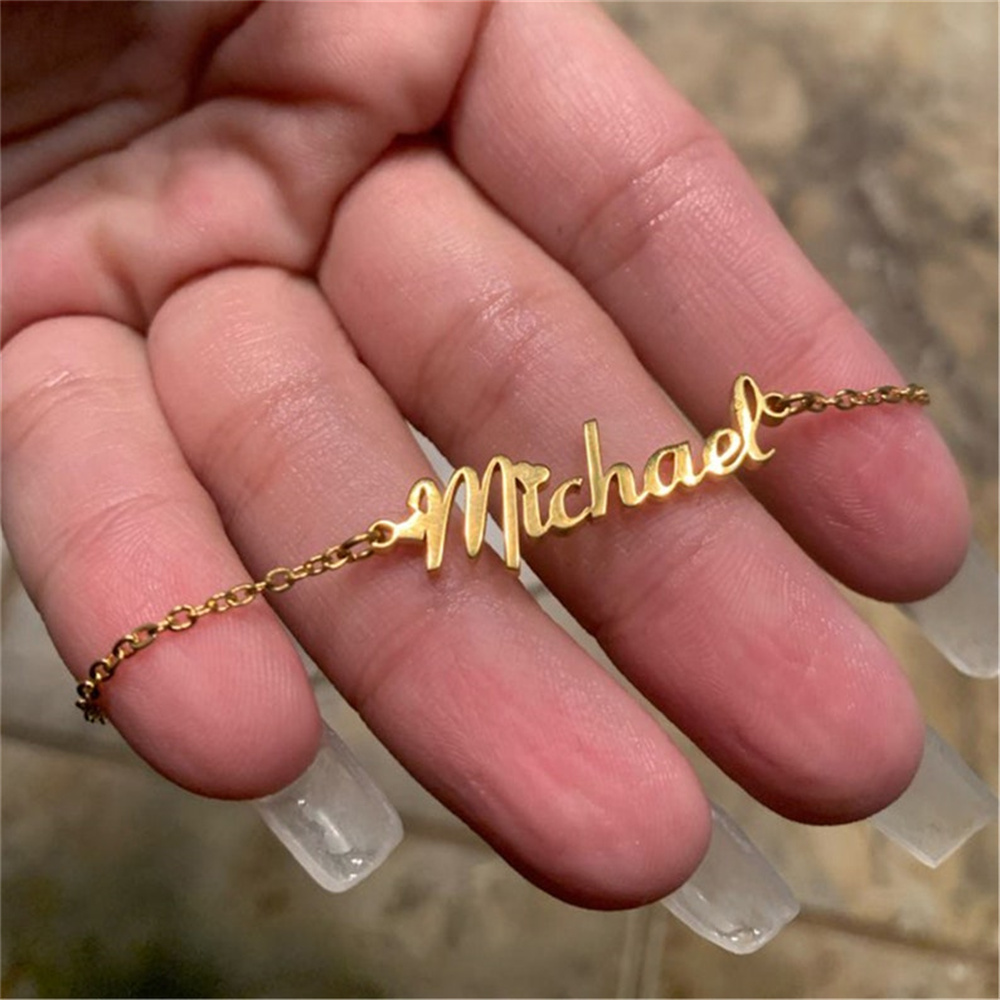 Custom Name Ankle Stainless St - Women Fashion Dress Names ulasan dan harga