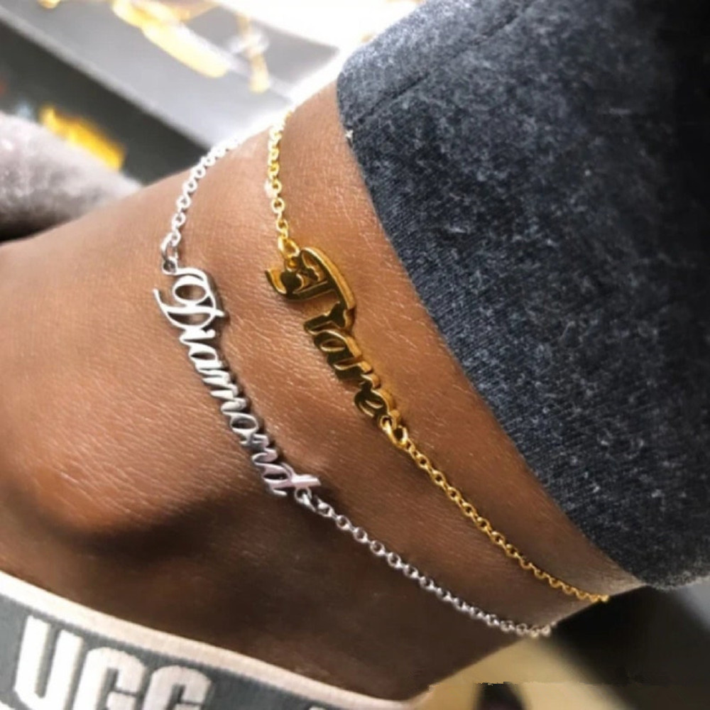 Custom Name Ankle Stainless St - Women Fashion Dress Names ulasan dan harga