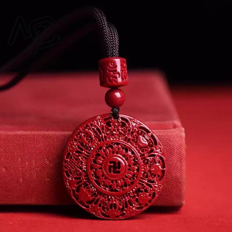 S925 Silver Fashion Red Cinnab - Women'S Fashion Jewellery ulasan dan harga