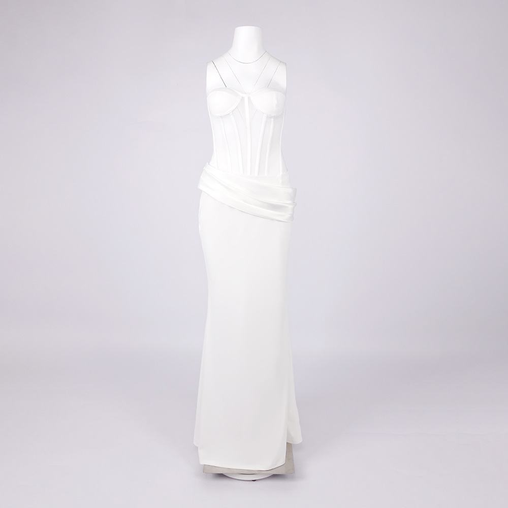 Sexy See-through Fishbone Even - Women Fashion Dress Names ulasan dan harga