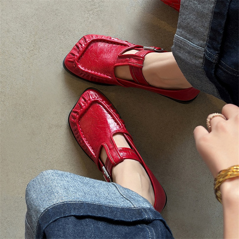 NEW Spring/Autumn Genuine Leat - Women'S Fashion Shoes ulasan dan harga
