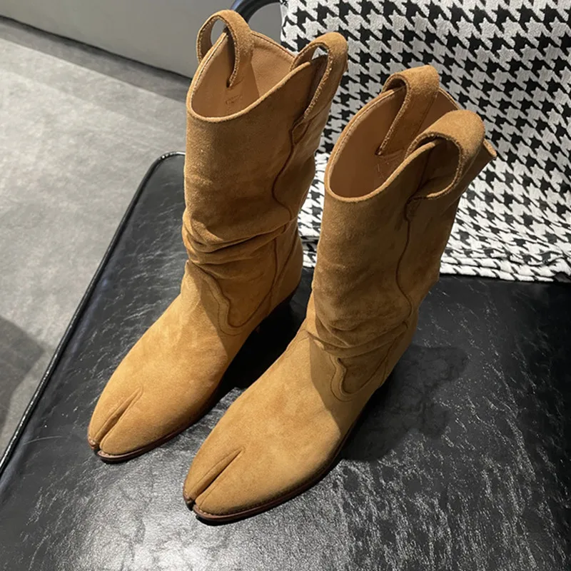 Fashion Vintage Boots Split To - Women'S Fashion Korea ulasan dan harga