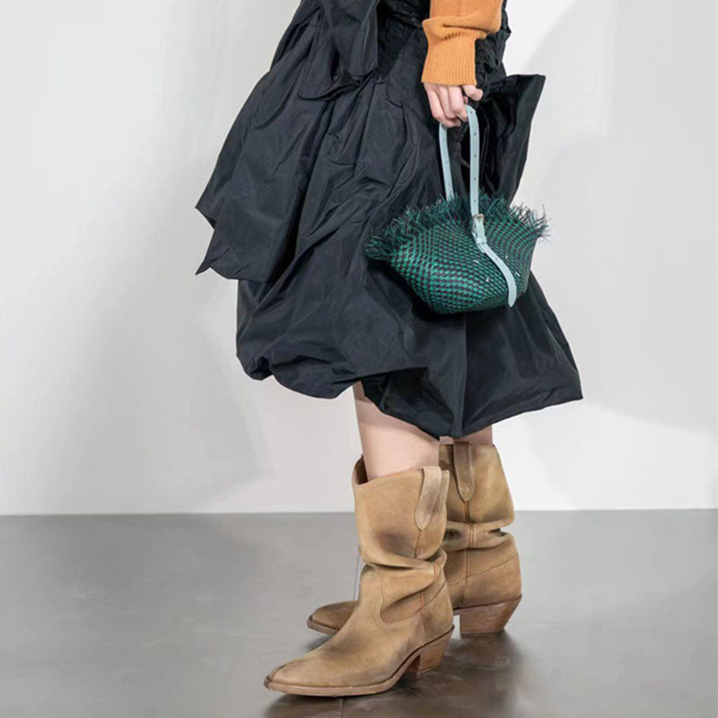 Fashion Vintage Boots Split To - Women'S Fashion Korea ulasan dan harga
