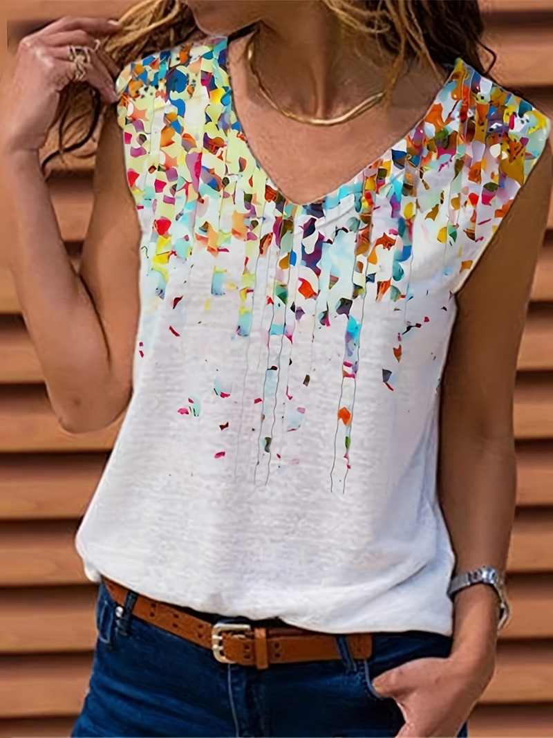 Plus Size  1XL-5XL Women's Fas - Women'S Fashion Vest Tops ulasan dan harga