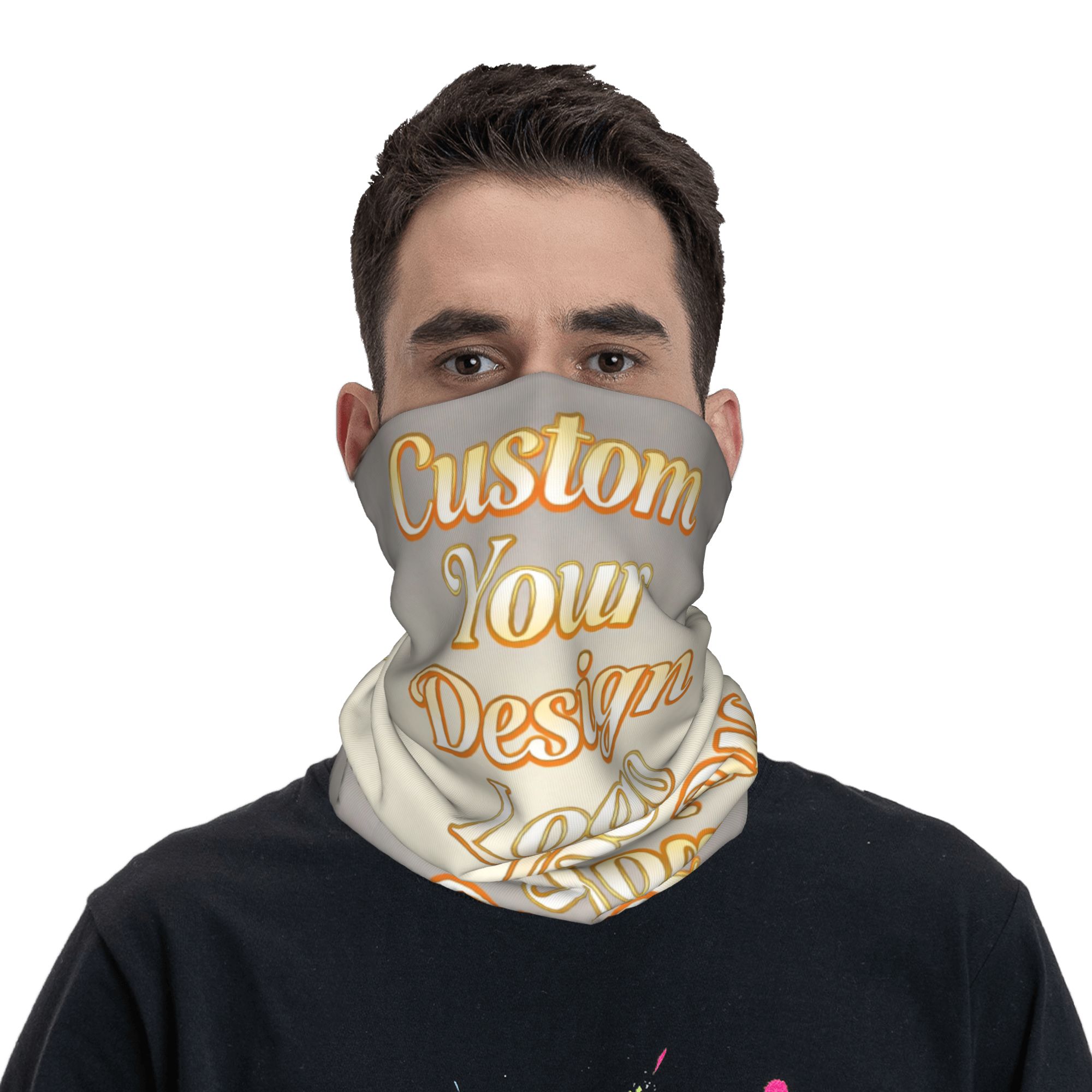Custom Your Photo Name Bandana - Women Fashion Names ulasan dan harga