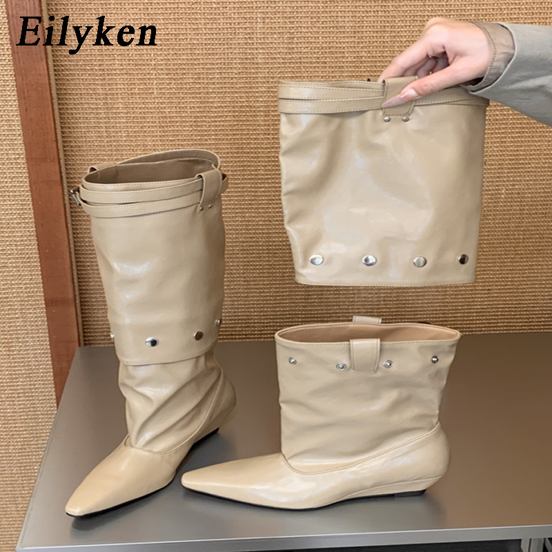 Eilyken New Fashion Pointed To - Women'S Fashion Knee High Boots ulasan dan harga