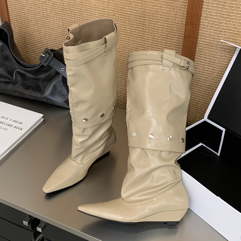 Eilyken New Fashion Pointed To - Women'S Fashion Knee High Boots ulasan dan harga