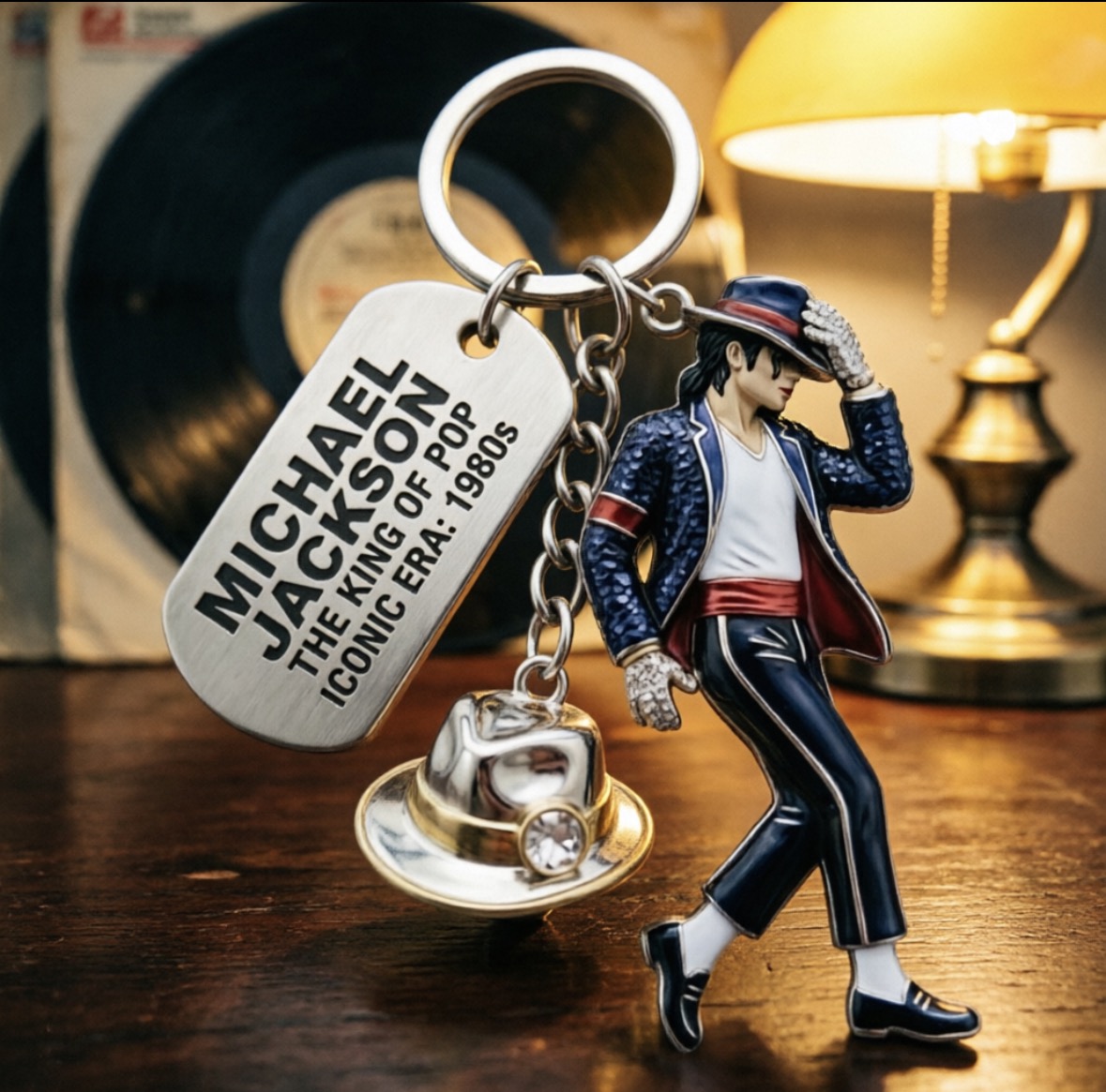 Michael Jackson Keychain, Clas - Women'S Fashion Jewellery ulasan dan harga