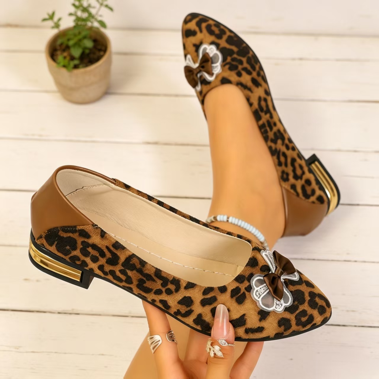 Autumn Fashion Pointed Toe Low - Women'S Fashion Shoes ulasan dan harga