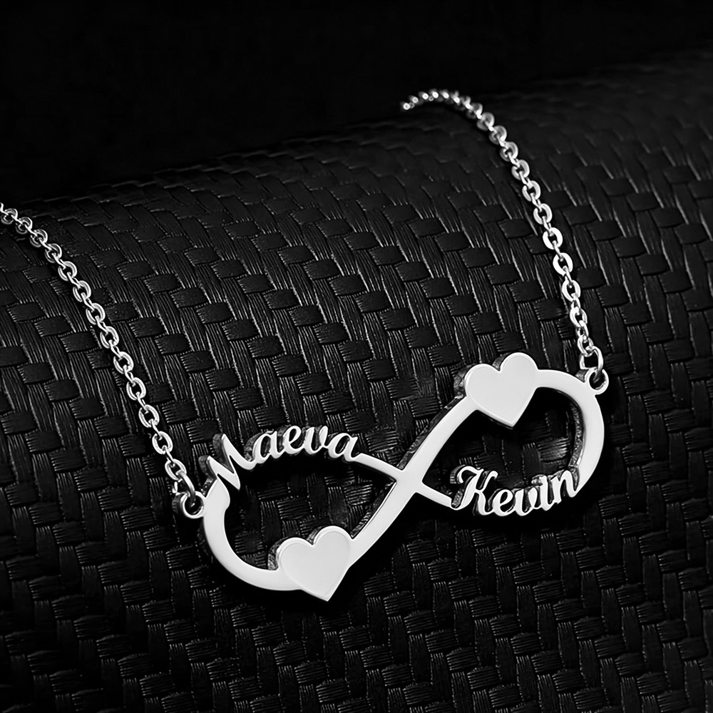 Custom Name Necklace Infinity  - Women Fashion Names ulasan dan harga