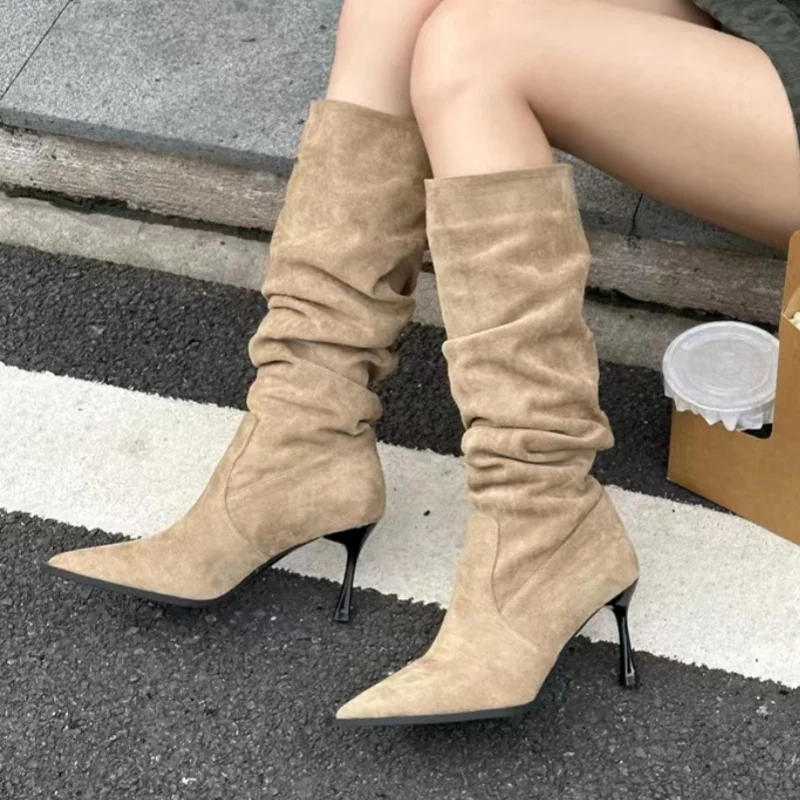 Winter Comfortable/Heating/Cas - Women'S Fashion Knee High Boots ulasan dan harga