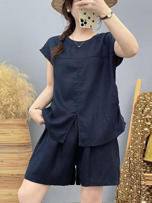 High-End Cotton Linen Set Wome - Women Fashion Over The Years ulasan dan harga