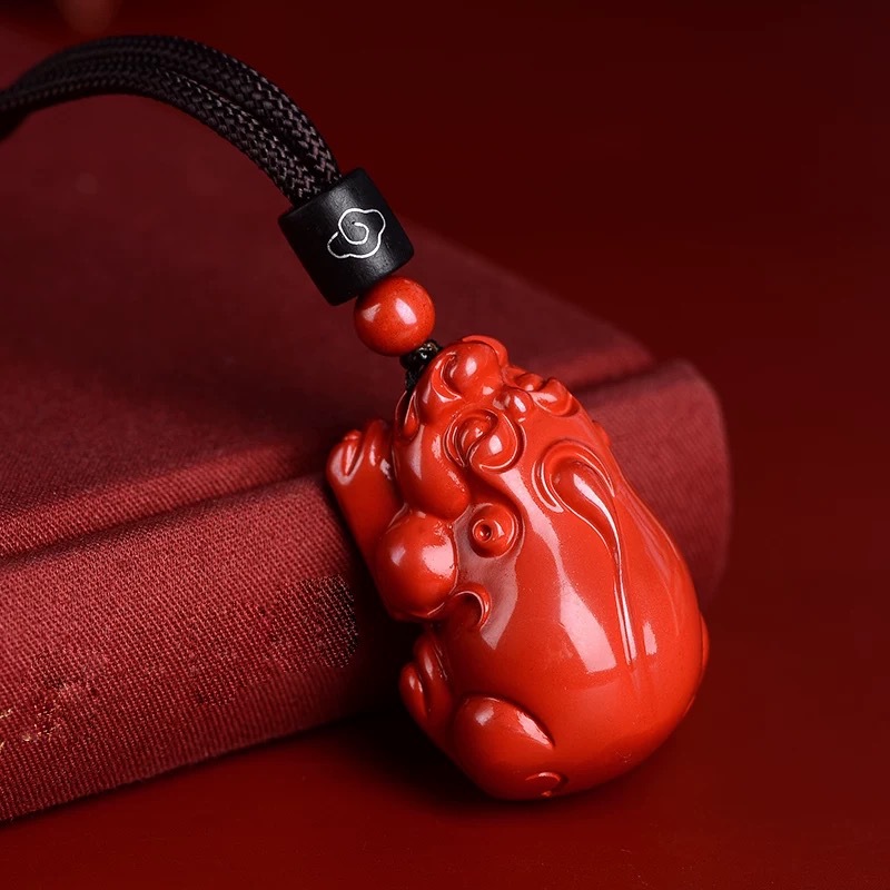 Fashion Red Cinnabar Jade Larg - Women'S Fashion Jewellery ulasan dan harga