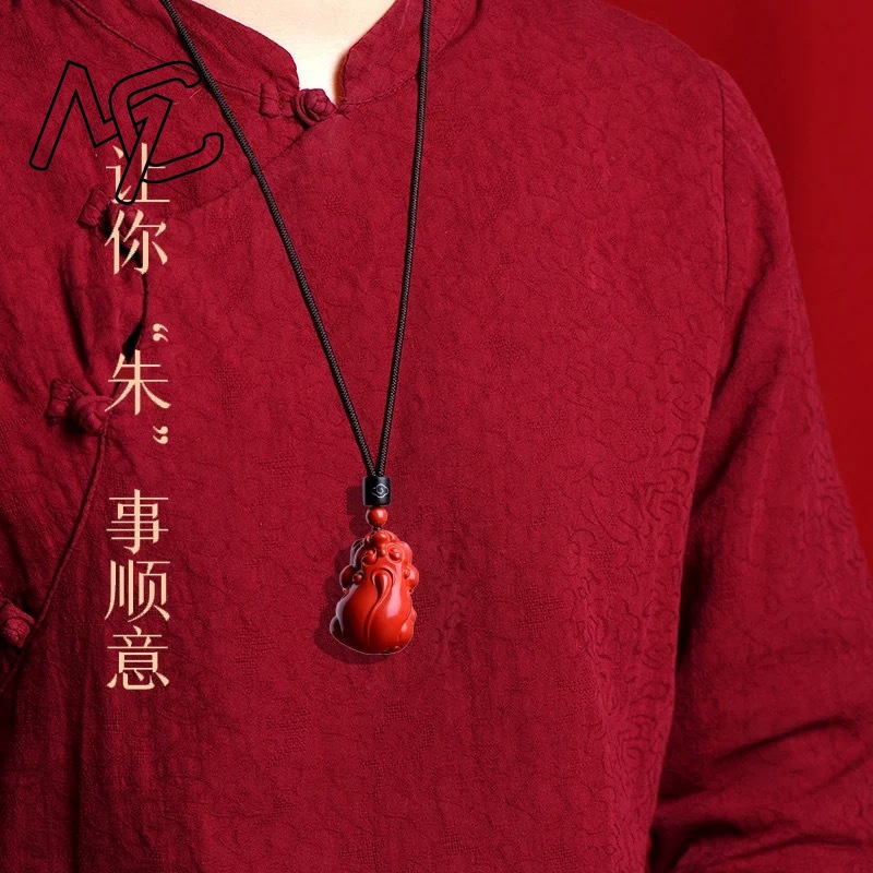 Fashion Red Cinnabar Jade Larg - Women'S Fashion Jewellery ulasan dan harga