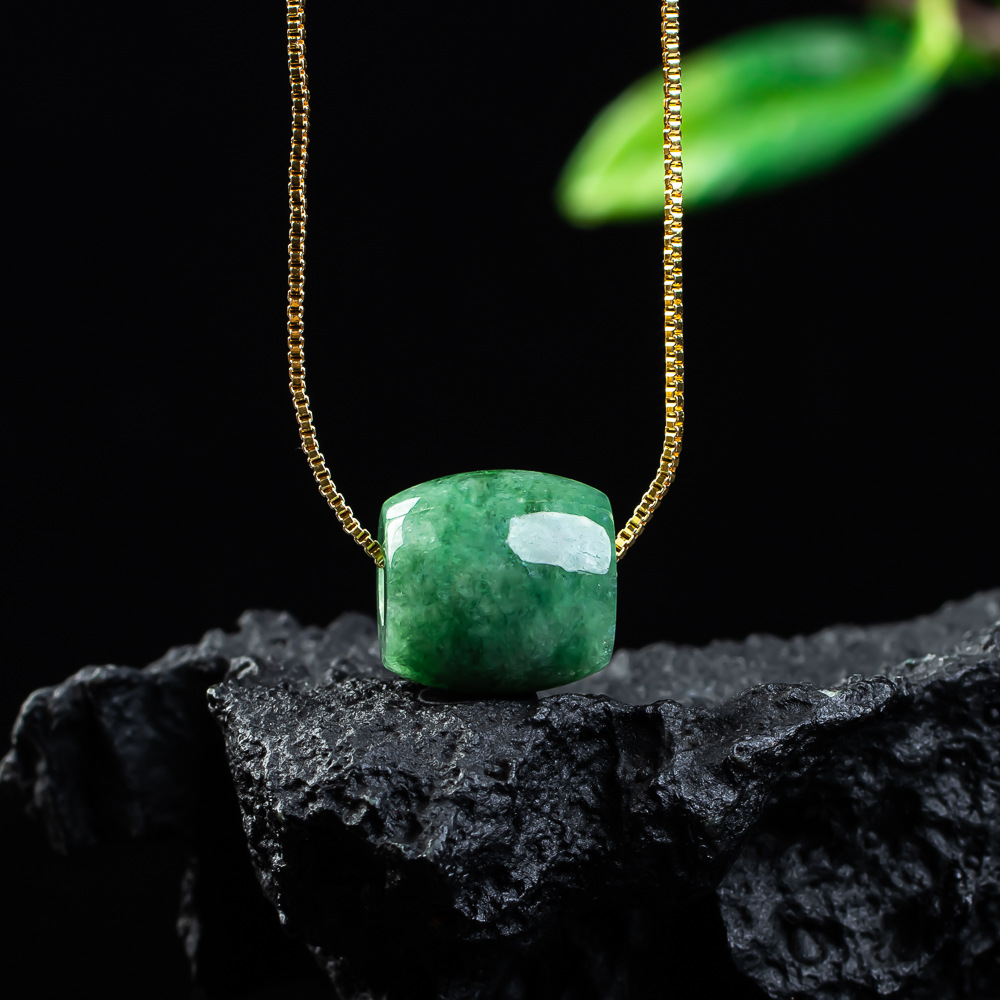 Natural Real Jade Bead Pendant - Women'S Fashion Jewellery ulasan dan harga
