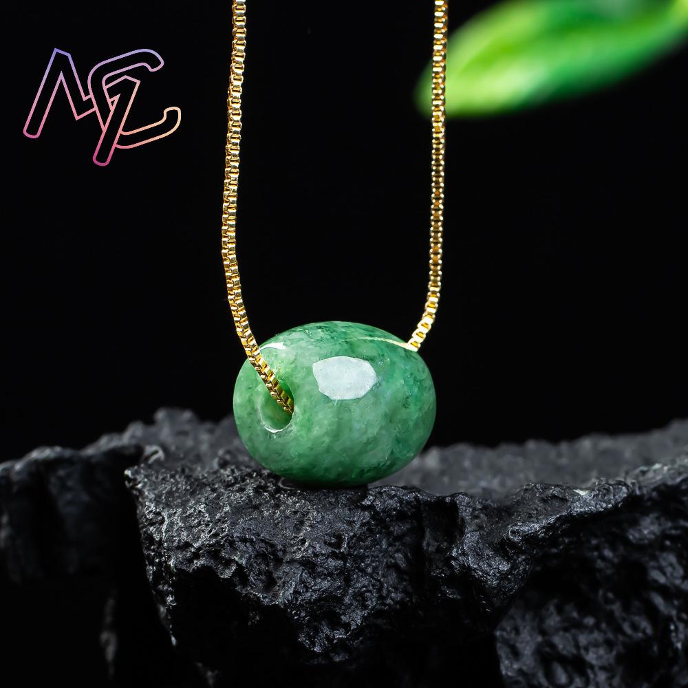 Natural Real Jade Bead Pendant - Women'S Fashion Jewellery ulasan dan harga