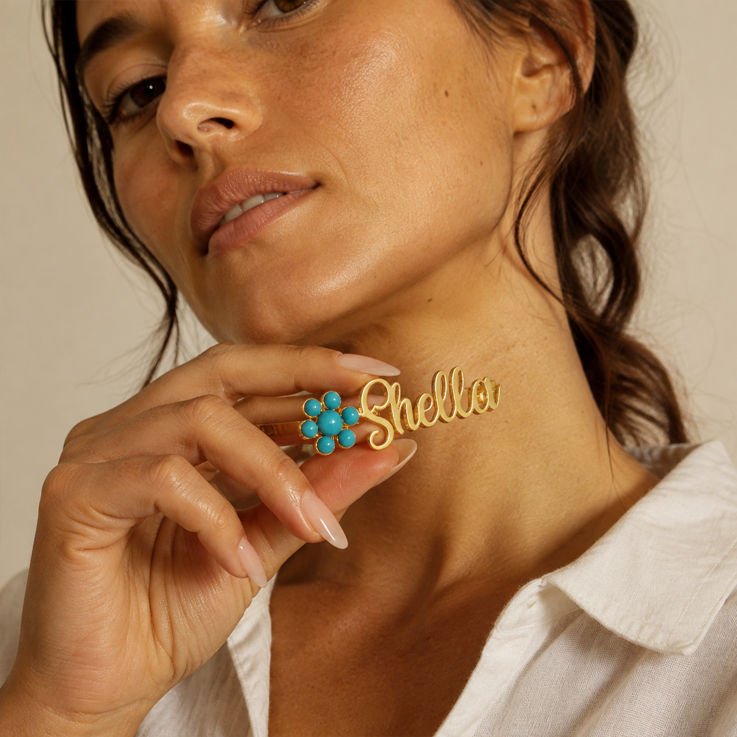Custom Name Brooch Pin Persona - Women Fashion Dress Names ulasan dan harga