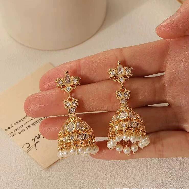 Indian Exaggerated Birdcage Ea - Women'S Fashion Korea ulasan dan harga