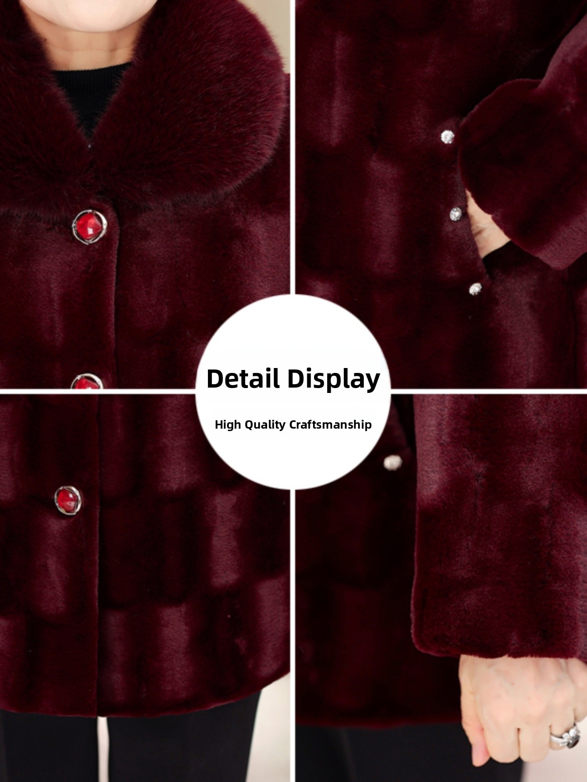 Thickened Middle-Length Mink V - Women Fashion Over The Years ulasan dan harga